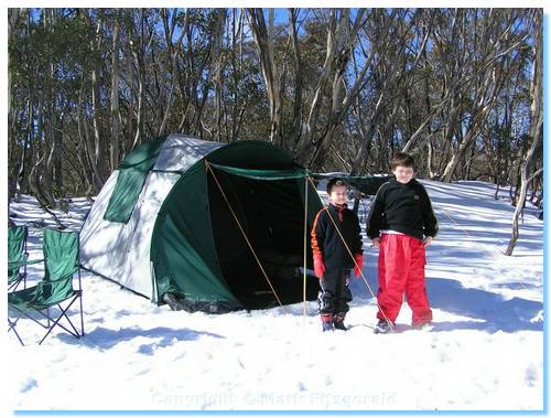 Camping in the Gorge Carpark