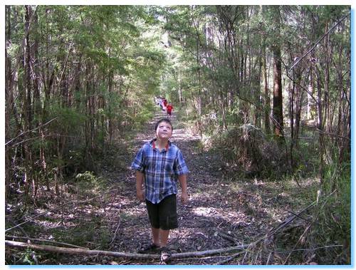 James ponders the walk to nowhere