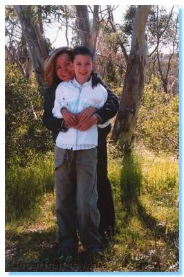 Shaz and Shannon near Woolshed Falls