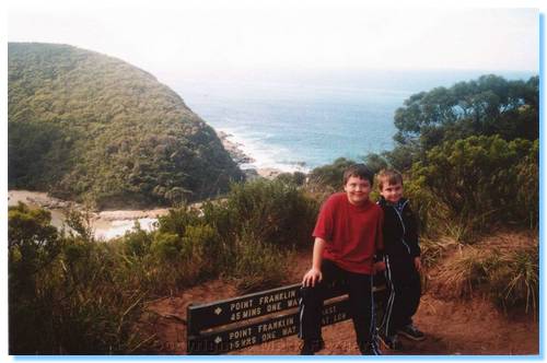 James and Liam at Parker Hill