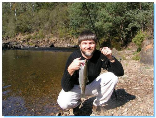 Rainbow Trout caught in Big River