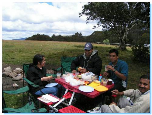 Lunch at Craig's Hut