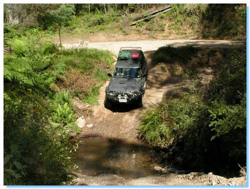 Crossing Bindaree River